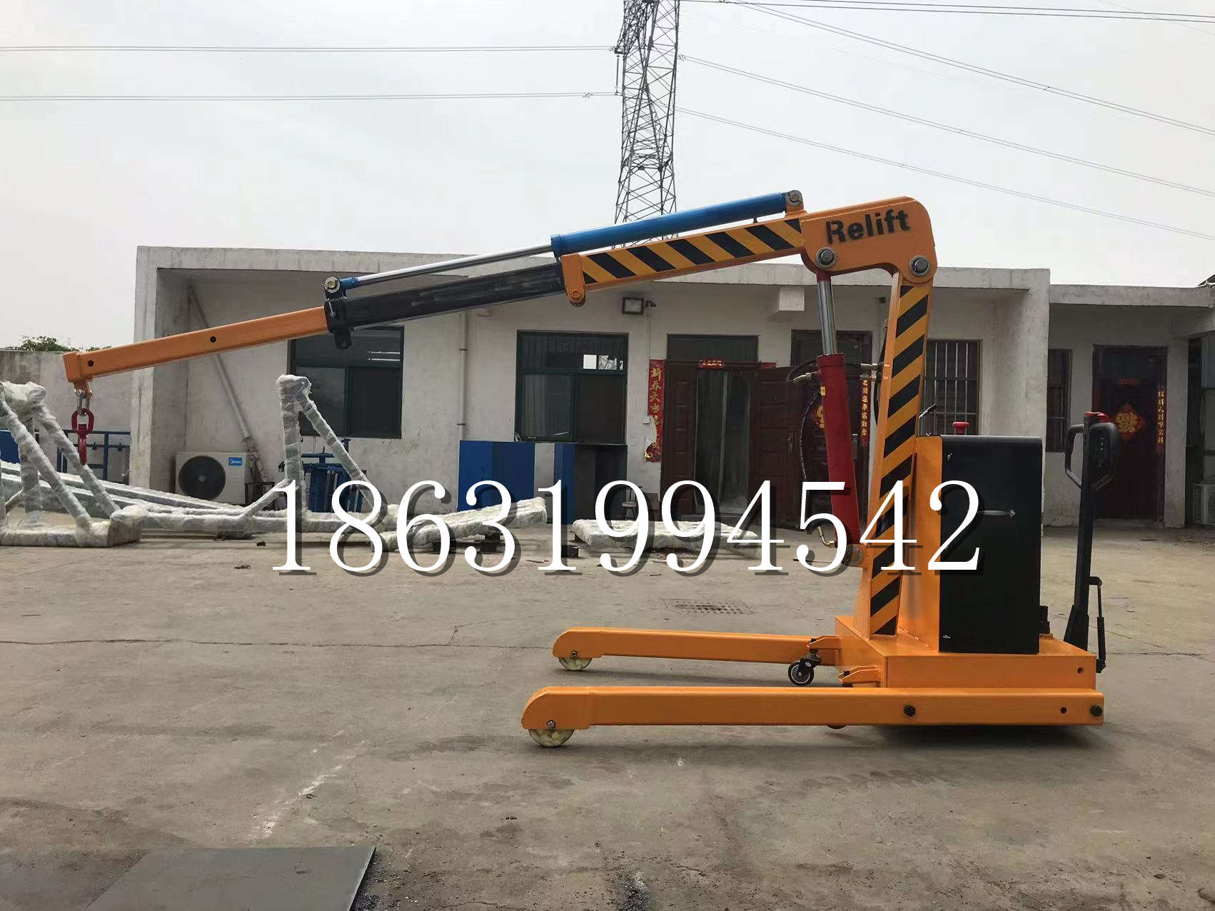 广灵县久征定做3吨三轮随车吊 农用园林绿化移树吊 平板工程用小吊机